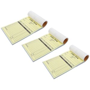 3-Pack Receipt Books for Small Business with Copies, Portable and Handy Order Organizer Notepad product image
