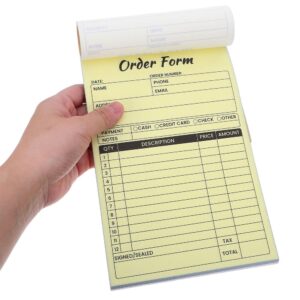 3-Pack Receipt Books For Small Business With Copies – Sumo Deals 3-Pack Receipt Books For Small Business With Copies, Portable And Handy Order Organizer Notepad Product Image