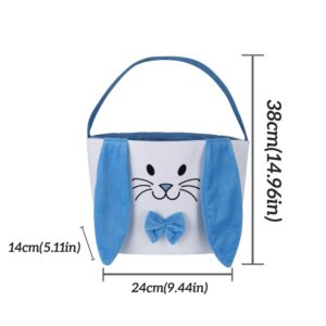 Easter Bunny Basket Bags Fabric Cotton Easter Baskets Easter Tote Bunny Bunny Bags Ear Bags Bunny Ho Product Image