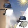 Garden Lamps Solar Wall Light Outdoor With Remote Control 16.4Ft Cord Separate Solar Panel Solar Led Product Image
