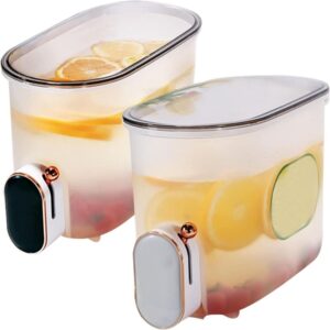 Drinks Dispenser 5L Fridge Beverage Drink Dispenser Refrigerator Cold Kettle With Tap Beverage Dispe Product Image