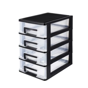 4-Layer Plastic Storage Drawer Cabinet – Sumo Deals Storage Box Four Layer Storage Cabinet Plastic Drawer Type Closet Portable Multifunction Storage Rac Product Image