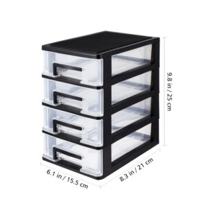 4-Layer Plastic Storage Drawer Cabinet – Sumo Deals Storage Box Four Layer Storage Cabinet Plastic Drawer Type Closet Portable Multifunction Storage Rac Product Image