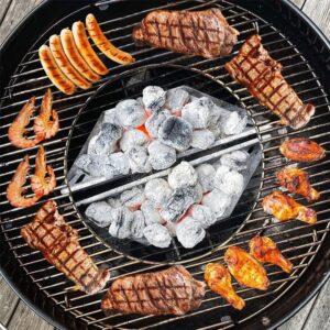 Charcoal Basket Set of 2, Stainless Steel BBQ Charcoal Grill Basket Holders Grilling Accessories Cha product image