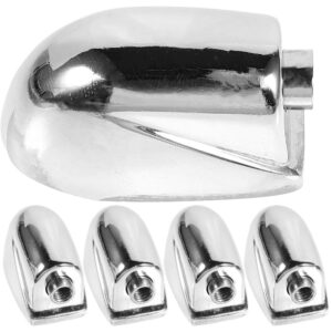 5Pcs Plated Silver Drum Lug Snare Drum Claw Hook Single End Replacement Parts product image