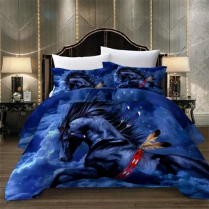 Blue Horse Vienna Gallery Quilt / Doona / Duvet Cover set product image