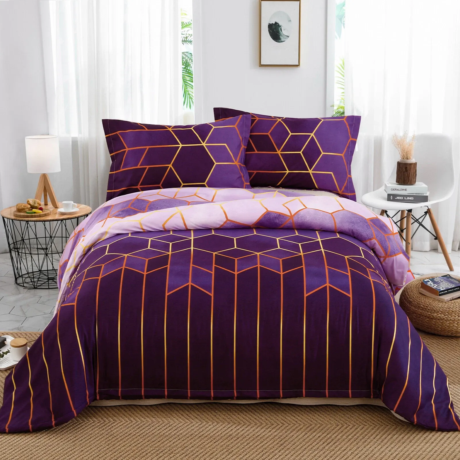 Bohemian Dahlia Quilt Cover Set – Sumo Deals Bohemian Lumiere Dahlia Quilt / Doona / Duvet Cover Set Product Image