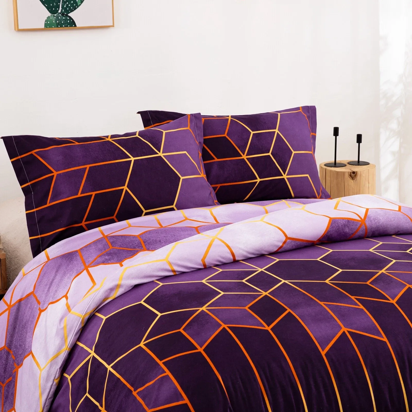 Bohemian Dahlia Quilt Cover Set – Sumo Deals Bohemian Lumiere Dahlia Quilt / Doona / Duvet Cover Set Product Image