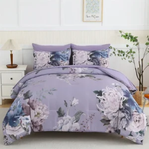 Lavender Mist Rosehaven Comforter Quilted Doona Set product image