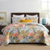 100% Cotton Golden Meadow Floral Coverlet Bedspread Set product image