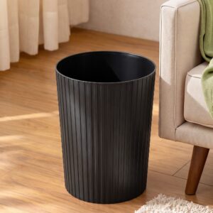 Cefito 8L Open Top Rubbish Bins Waste Bin Trash Can Storage Dustbin Black product image