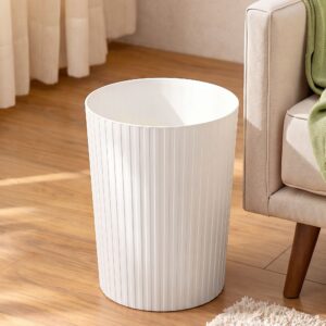 Cefito 8L Open Top Rubbish Bins Waste Bin Trash Can Storage Dustbin White product image