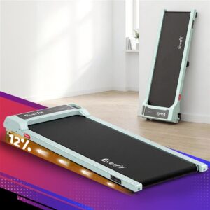 Everfit 3 in 1 Walking Pad Treadmill 12% Incline Under Desk Treadmills for Home Gym 40cmBelt Green product image