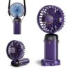Portable Handheld Fan, 12 hours, Upgrade 3200mAh Portable Fan with LED Display, 90° Foldable, 5 Spe product image
