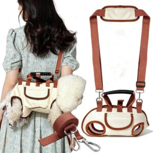 Hands Free Dog Backpack Carrier for Small Dogs, Breathable Pet Carrier with Adjustable Straps,Portab product image