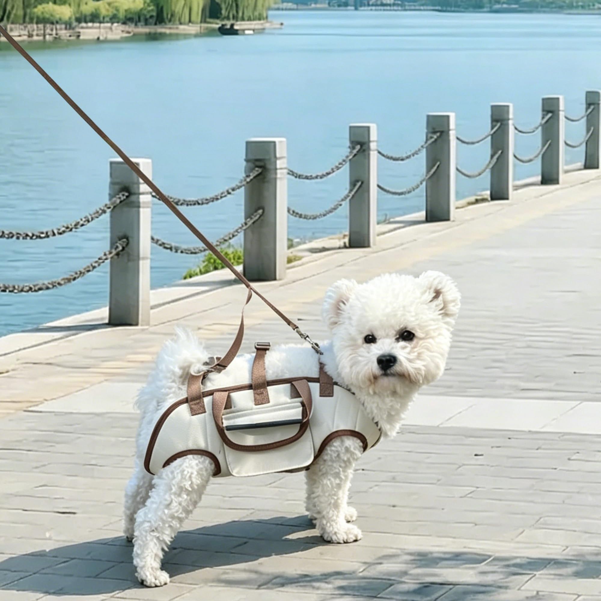 Hands Free Dog Backpack Carrier Xl | Brown – Sumo Deals Hands Free Dog Backpack Carrier For Small Dogs, Breathable Pet Carrier With Adjustable Straps,Portab Product Image