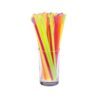 50pcs Disposable Spoon Straws for and Shaved Ice, Dual-Use Drinking Spoons with Assorted Colors product image
