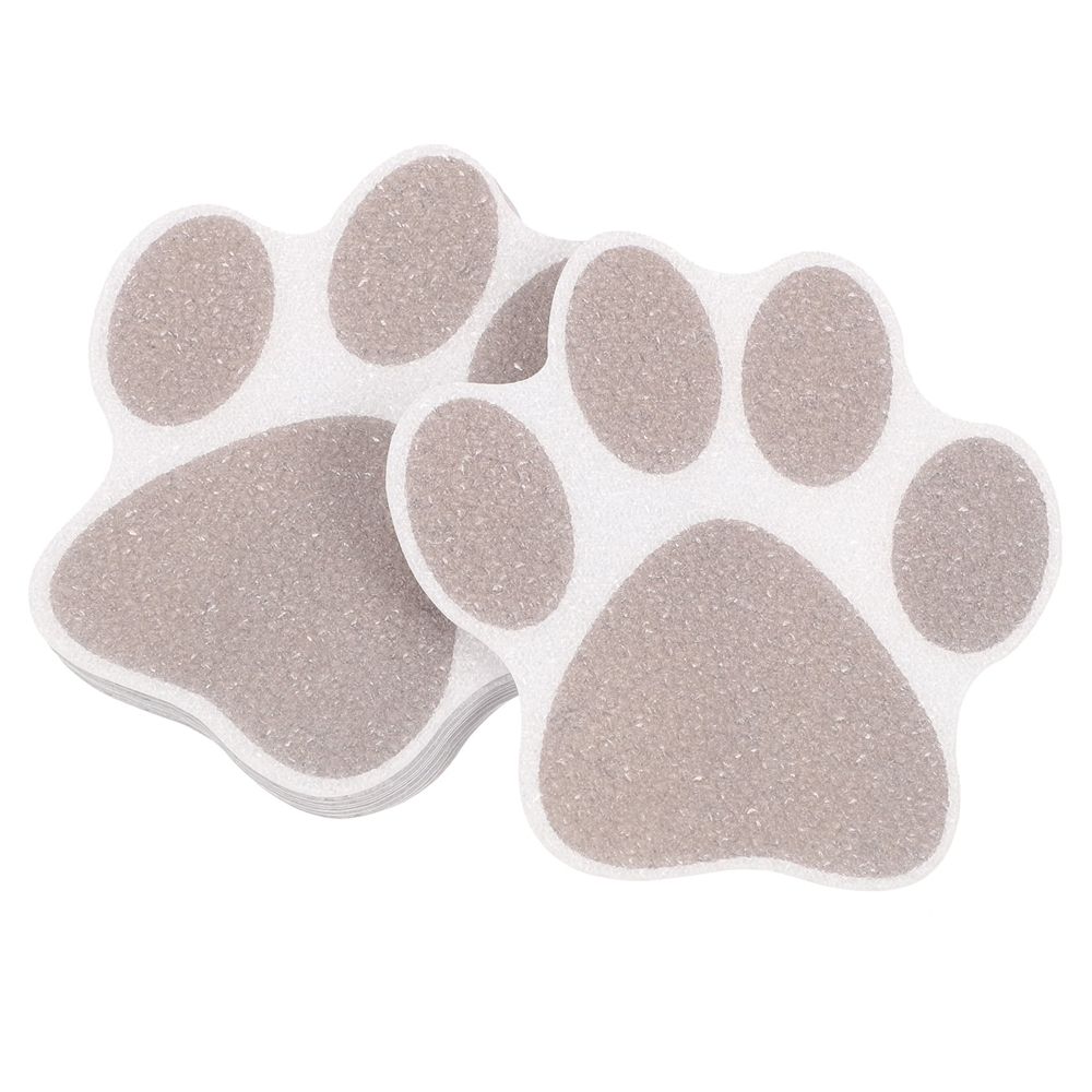 10 Pcs Dog Paw Anti-Slip Stickers For Bathtub &Amp; Stairs – Sumo Deals 10 Pcs Dog Paw Stickers Bathtub Footprint Anti-Slip Stair Safety Baby Product Image
