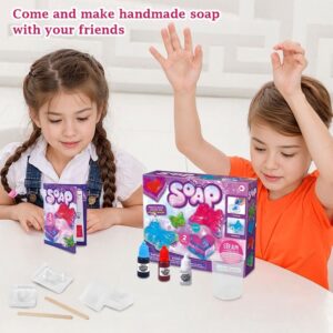 Kids Diy Soap Making Kit: Educational Science Experiment Toy For Children Arts And Crafts For Kids A Product Image