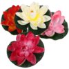 4 Pcs Simulated Lotus Water Lily Solar Artificial Plants Fish Tank Decorations product image