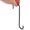 4-Pack Heavy Duty Iron Hanging Basket Brackets For Fence Or Wall Mount, Black Plant Holders For Outd Product Image