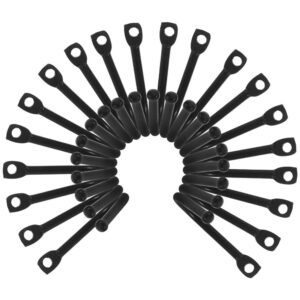 Rustic Black Cast Iron Single Wall Hooks Heavy Duty Vintage Style 40 Pieces product image