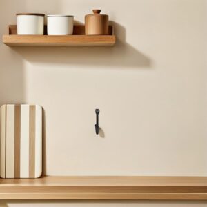 Rustic Black Cast Iron Single Wall Hooks Heavy Duty Vintage Style 40 Pieces Product Image