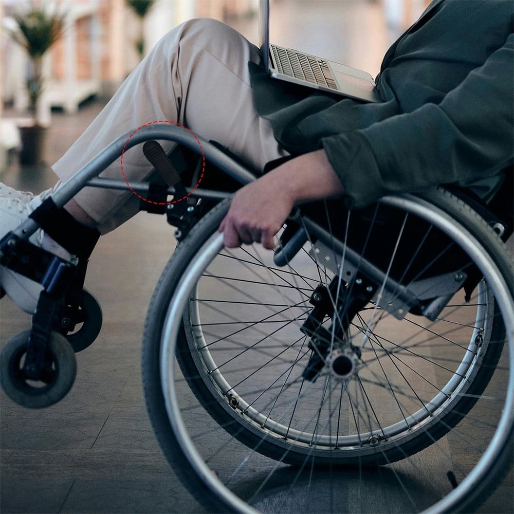 4-Pack Wheelchair Brake Handle Covers | Flat Hole – Sumo Deals 4-Pack Wheelchair Brake Handle Covers, Plastic Wheel Lock , Flat Hole 14X3.5Mm Protector For Mobilit Product Image