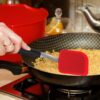 Red Silicone Cooking Shovel | Heat Resistant Spatula – Sumo Deals 1Pc House Stainless Steel Handle Shovel Heat Resistant Silicone Cooking Shovel (Red) Product Image