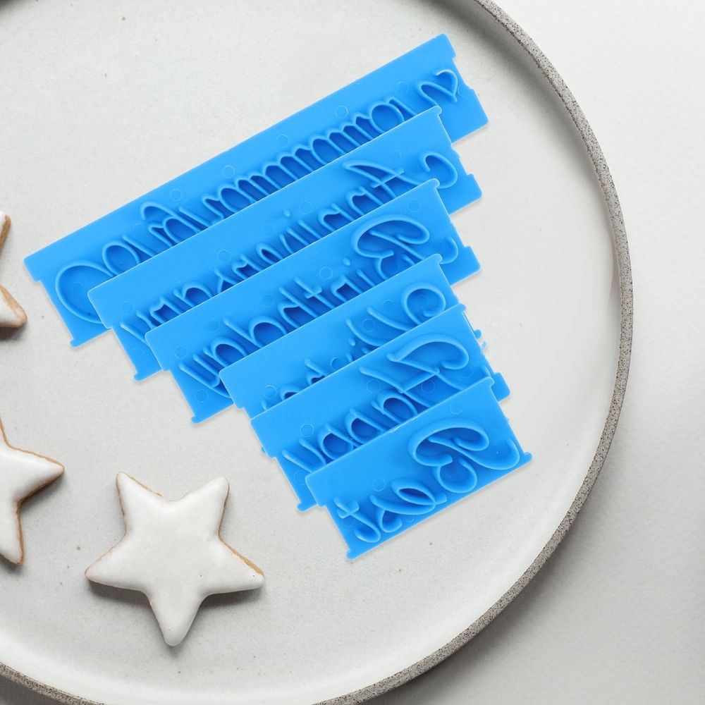 Fondant Cake Embosser Stamps Set For Decorating – Sumo Deals 1 Set Embosser Stamps For Fondant Cake Decorating, Cookie Icing, And Baking Tools For Product Image