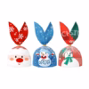 50 Pcs Christmas Candy Bag Christmas Treat Bags Candy Goodies Plastic Drawstring Gift Bags Merry Chr Product Image