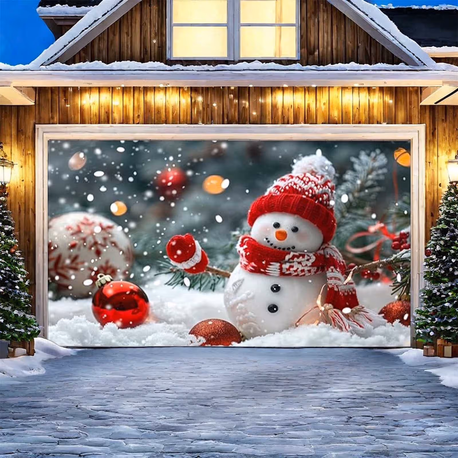 Christmas Garage Door Banner | Snowflake Holiday Decor – Sumo Deals Christmas Holiday Garage Door Banner Snowflake Christmas Backdrop Decor Door Cover Decoration Merry Product Image