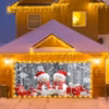 Christmas Garage Door Decorations Garage Door Banner with LED Light String 82.6 x 94.4in Large Garag product image