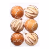 6 Pcs Christmas Ball Ornaments Gingerbread Man Christmas Decorations Colorful Xmas Decorative Hangin product image