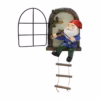 Garden Statues, Creative Garden Gnomes Outdoor Yard Decorations,Elf Out The Door Tree Hugger,Funny G product image