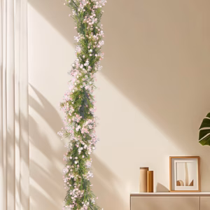 Yellow Spring Flower Garland, 6Ft Non-Wither Floral Decor – Sumo Deals Spring Flower Garland, 6 Ft Not Withering Garland,Wildflower Garland,Floral Garland,Garlands For Dec Product Image