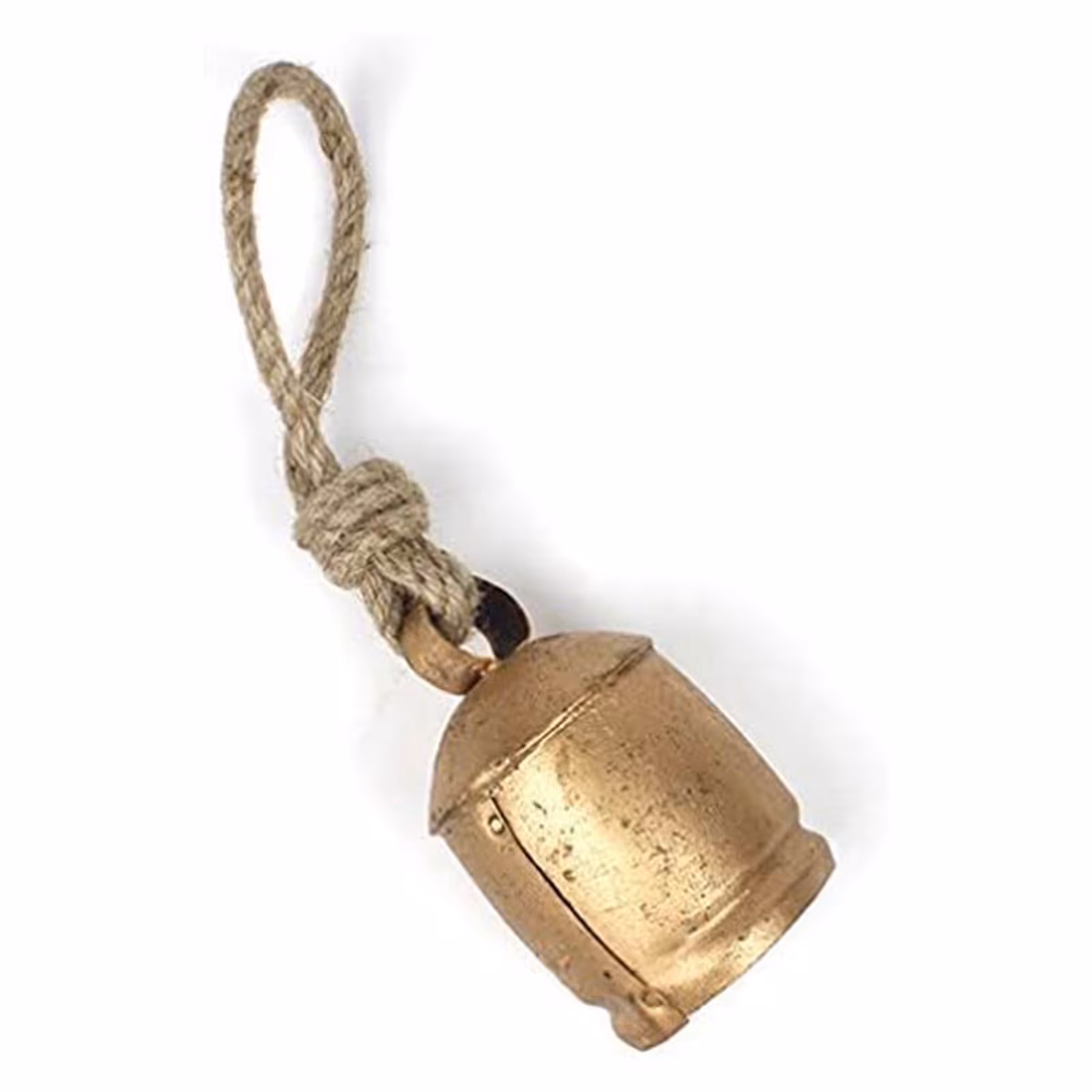 Rustic Christmas Bells | Handmade Metal Brass Bells – Sumo Deals Cow Christmas Bells Decorations, Handmade Rustic Christmas Bells, Hanging Bells With Rope, Metal Bra Product Image
