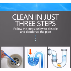 2Packs Drain Cleaner And Deodorizer, 12Pcs Pipe Cleaners, Eliminate Odors, Prevent Clogged Drains, S Product Image