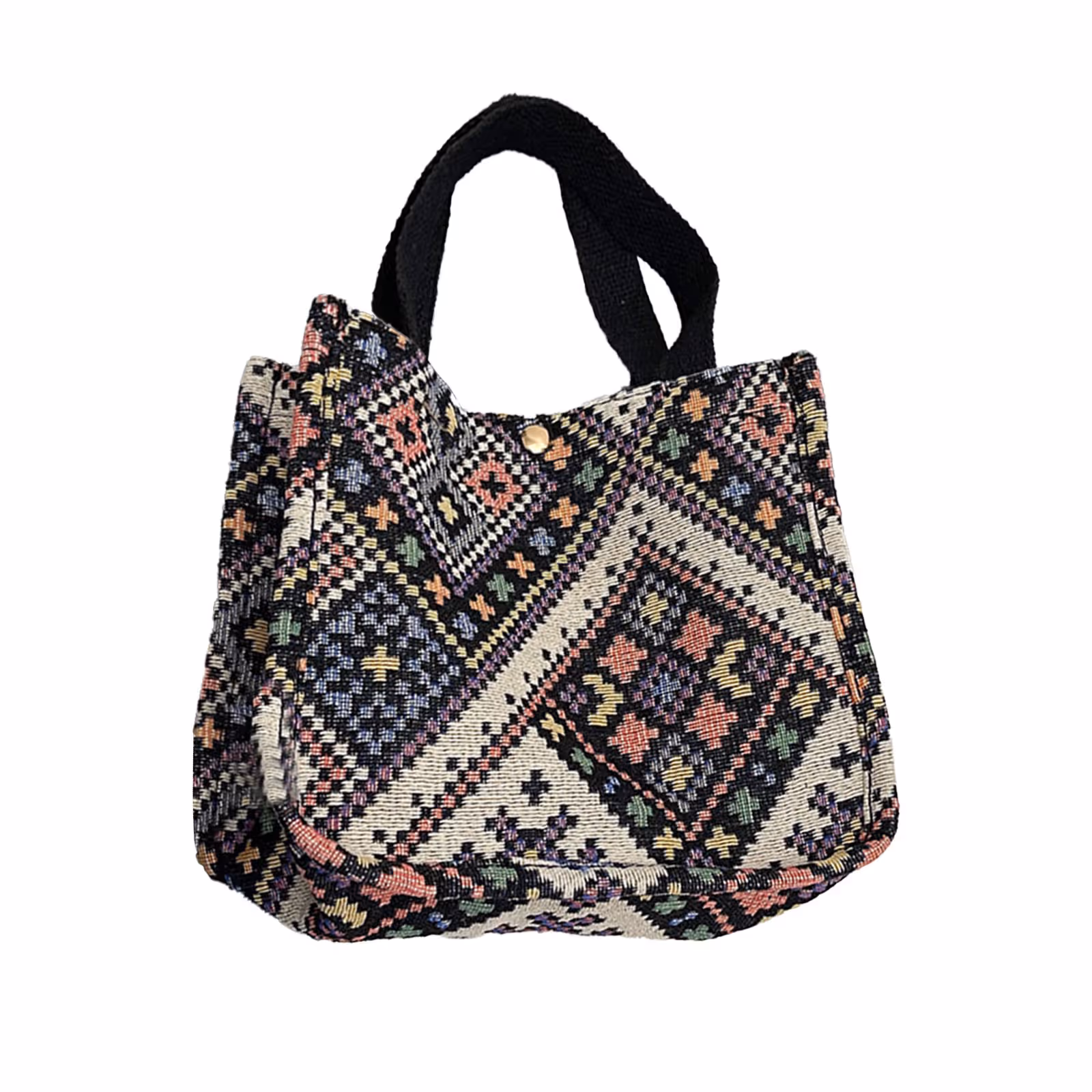 Women'S Blue Boho Large Tote Bag – Sumo Deals Women Tote Bag, Large Tote Bag For Women, Boho Casual Handbag Purse, Blue Product Image
