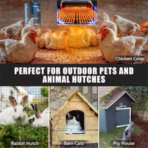 Chicken Coop Heater | Solar Powered Warmth For Pets – Sumo Deals Chicken Coop Heaters Dog House Heater Solar Panel Heater Drying Heating Warm Wind Gear Product Image