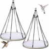 Universal Wild Bird Seed Catcher Hanging Hoop Platform, 2Pcs 19.7*16" Bird Seed Catcher Tray for Hum product image