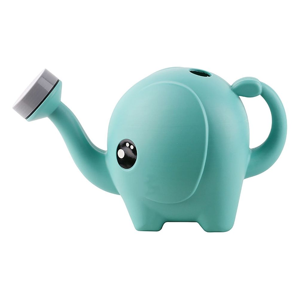 Elephant Watering Can | Blue &Amp; Pink Kids Gardening Tool – Sumo Deals Cute Elephant-Shaped Plastic Watering Can In Teal, With Large Eyes, For Kids' Gardening Or Bath Time.