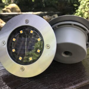 Solar 8Led Cast-Aluminum In-Ground Light | White Light – Sumo Deals Solar 8Led Cast‑Aluminum In‑Ground Light White Light Outdoor Buried Lamp Garden Villa Courtyard Product Image