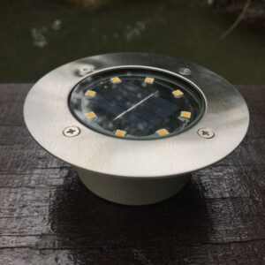 Solar 8Led Cast-Aluminum In-Ground Light | White Light – Sumo Deals Solar 8Led Cast‑Aluminum In‑Ground Light White Light Outdoor Buried Lamp Garden Villa Courtyard Product Image