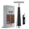 Imitation Wood Double Edge Safety Razor – Eco-Friendly Sha – Sumo Deals Classic Imitation Wood Double Edge Safety Razor – Eco-Friendly Wet Shaving, Weighted Balance, Men' Product Image