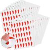 Red chili pepper stickers, vinyl, for decorating, crafting, and labeling.