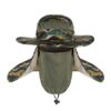 Foldable Fishing Hat | Uv Protection &Amp; Breathable Mesh – Sumo Deals Camo Fishing Hat With Wide Brim, Neck Flap, And Mesh Face Cover For Sun Protection, Hiking, And Outdoor Activities.