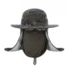 Foldable Fishing Hat | Uv Protection &Amp; Breathable Mesh – Sumo Deals Camo Boonie Hat With Wide Brim, Mesh Crown, And Removable Neck/Face Flap For Sun Protection Outdoors.