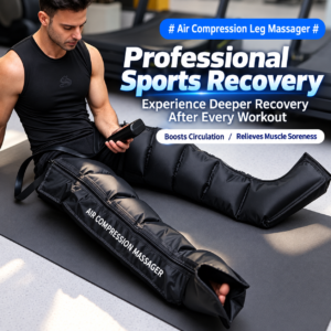 Air Compression Leg Massager Boots for Post-Workout Recovery and Daily Leg Relaxation, Full-Wrap Des product image