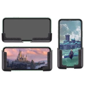 18 Pcs Self-Adhesive Phone Holder Wall Mount – Sumo Deals Black Silicone Phone Holder For Wall Mounting, Holds Phone Horizontally Or Vertically For Hands-Free Viewing.